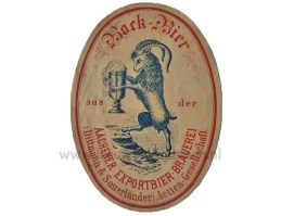 aachener export bockbier etiket
